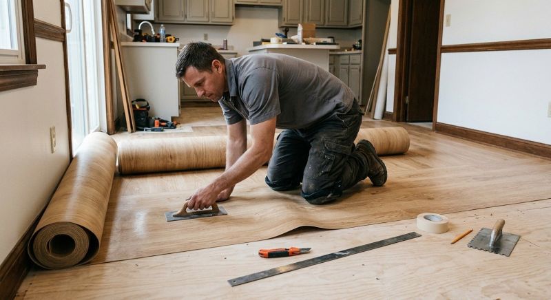 Sheet Flooring Installation in Denton, TX