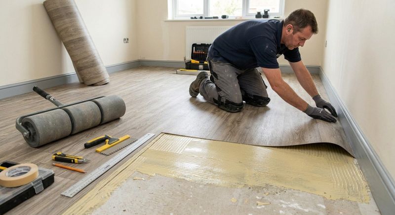 Sheet Flooring Installation in Houston, TX