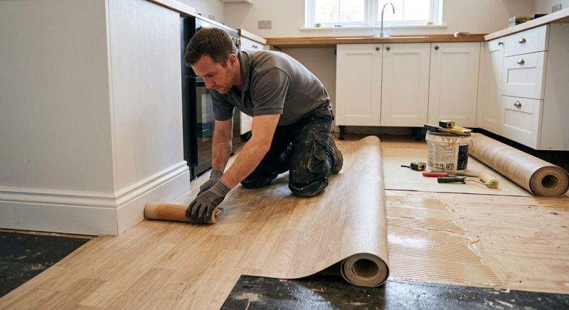 Sheet Linoleum Installation in Gilbert, AZ