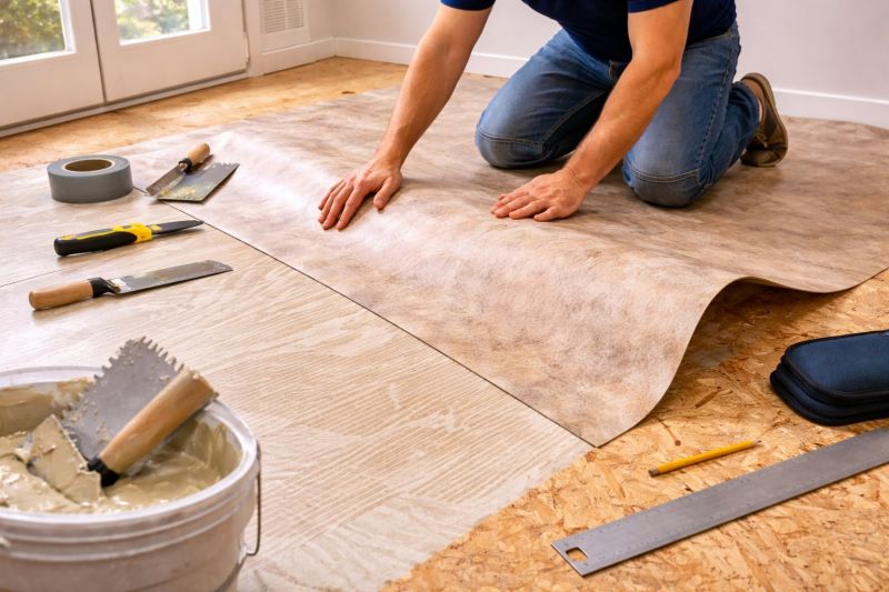 Sheet Vinyl Installation in Georgetown, TX