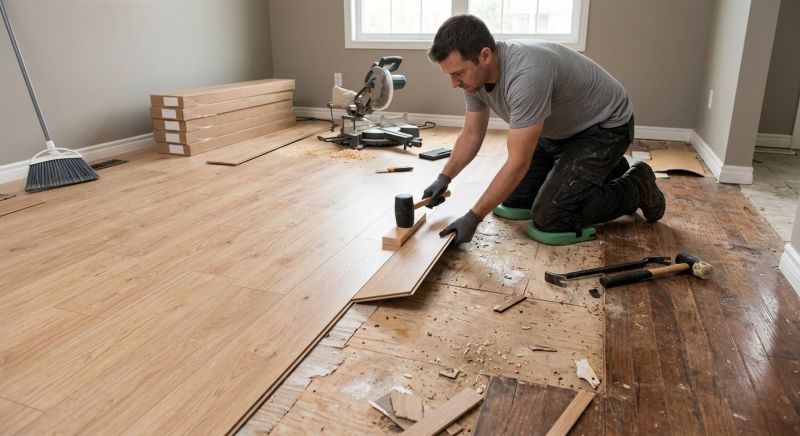 Wood Laminate Installation in Loudoun County, VA